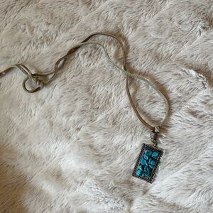 Turquoise Pendant Necklace